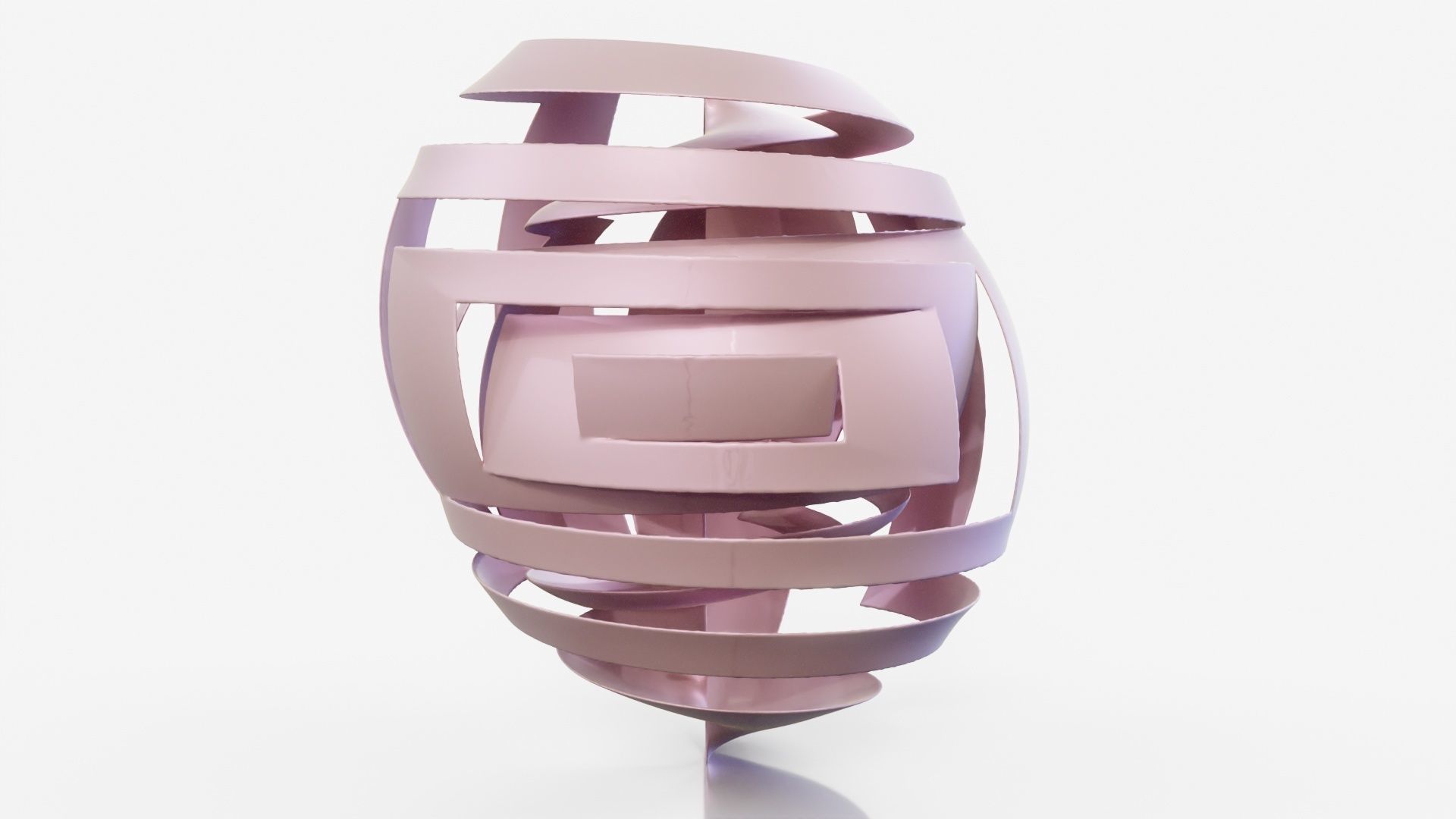 Bandage abstract sculpture 3D model_17