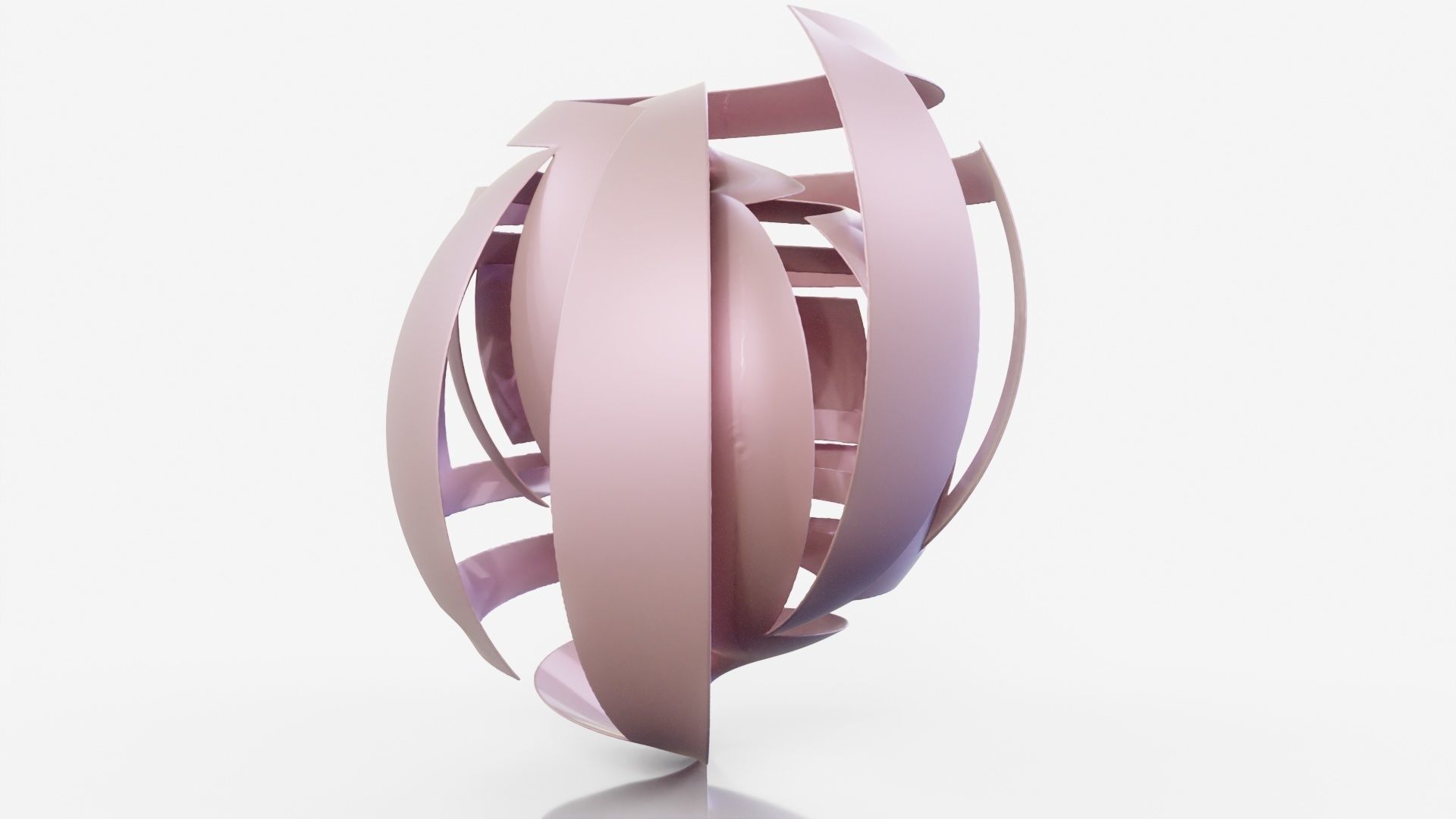 Bandage abstract sculpture 3D model_11