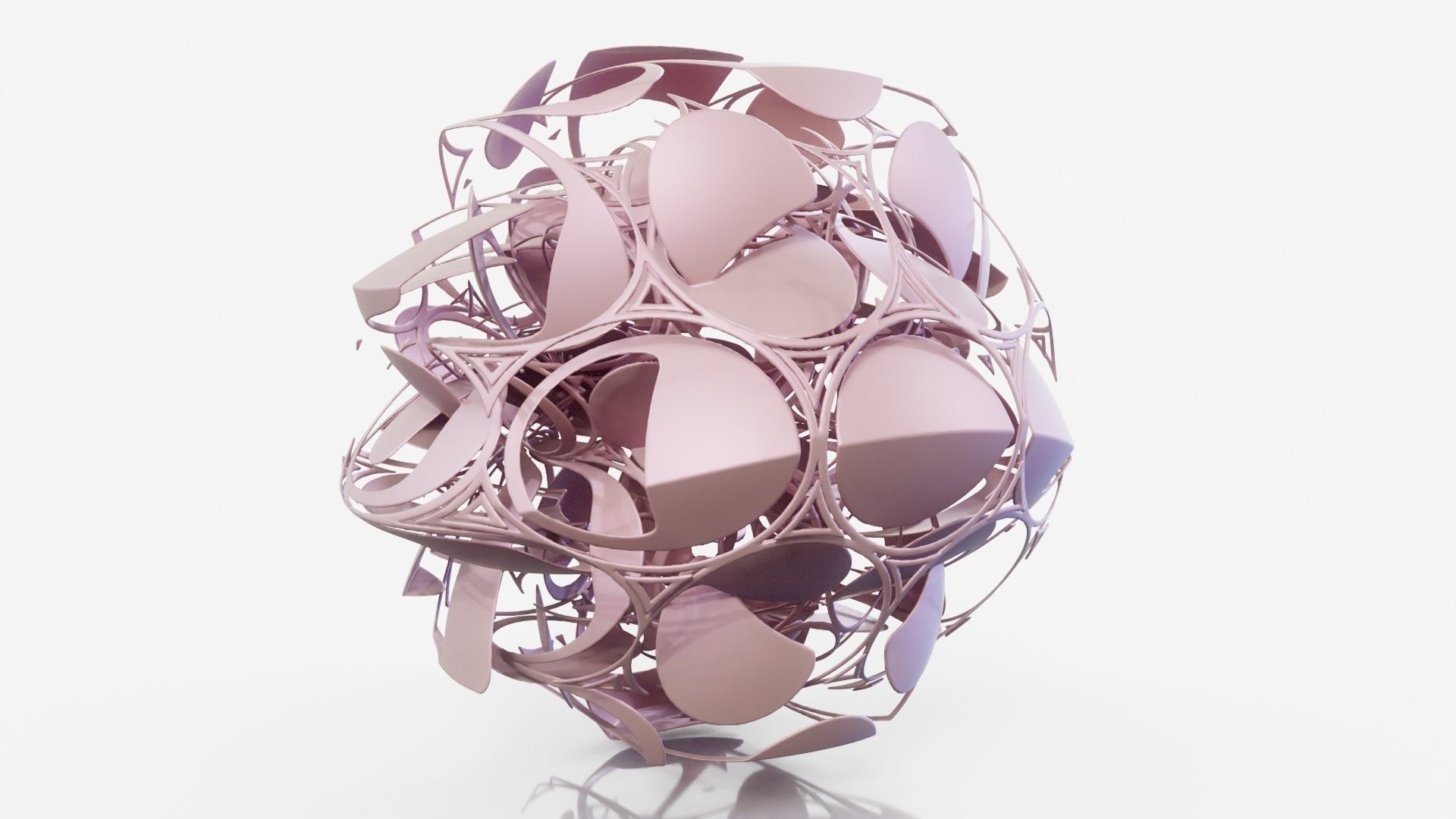Amazing abstract sculpture 3D model_9