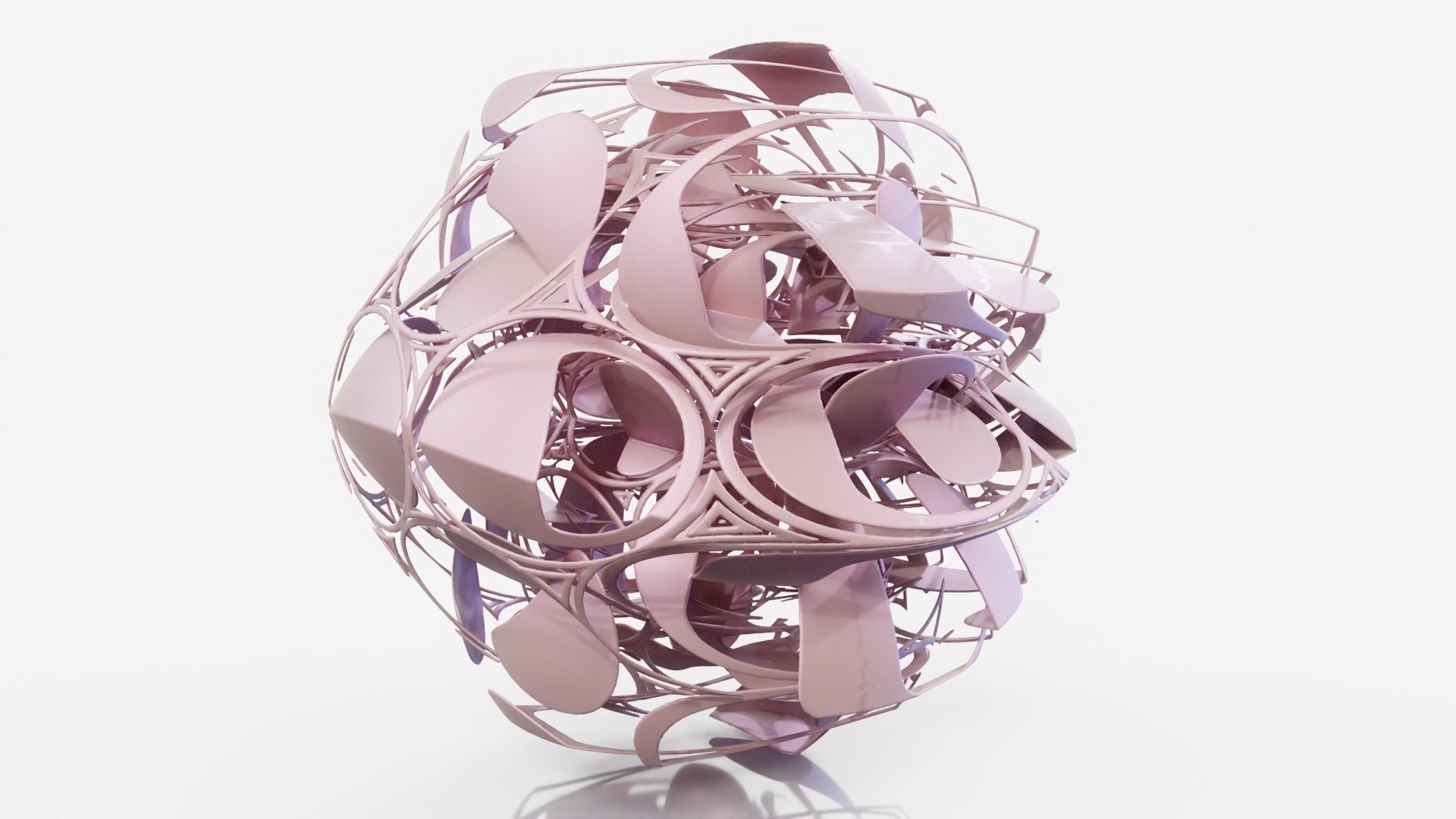 Amazing abstract sculpture 3D model_18