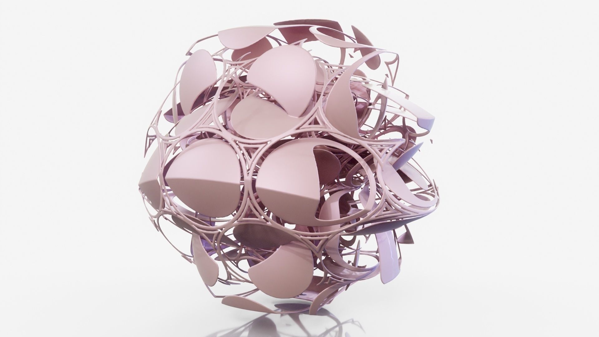 Amazing abstract sculpture 3D model_19