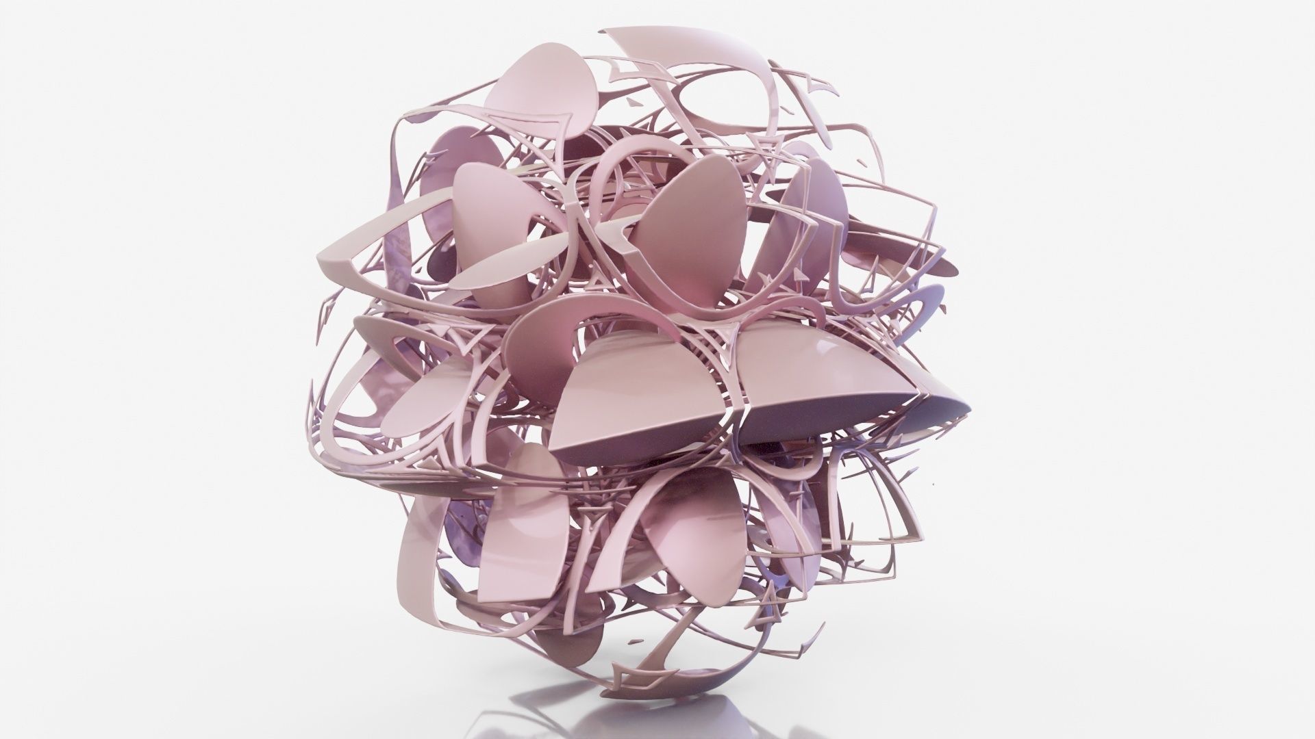 Amazing abstract sculpture 3D model_15