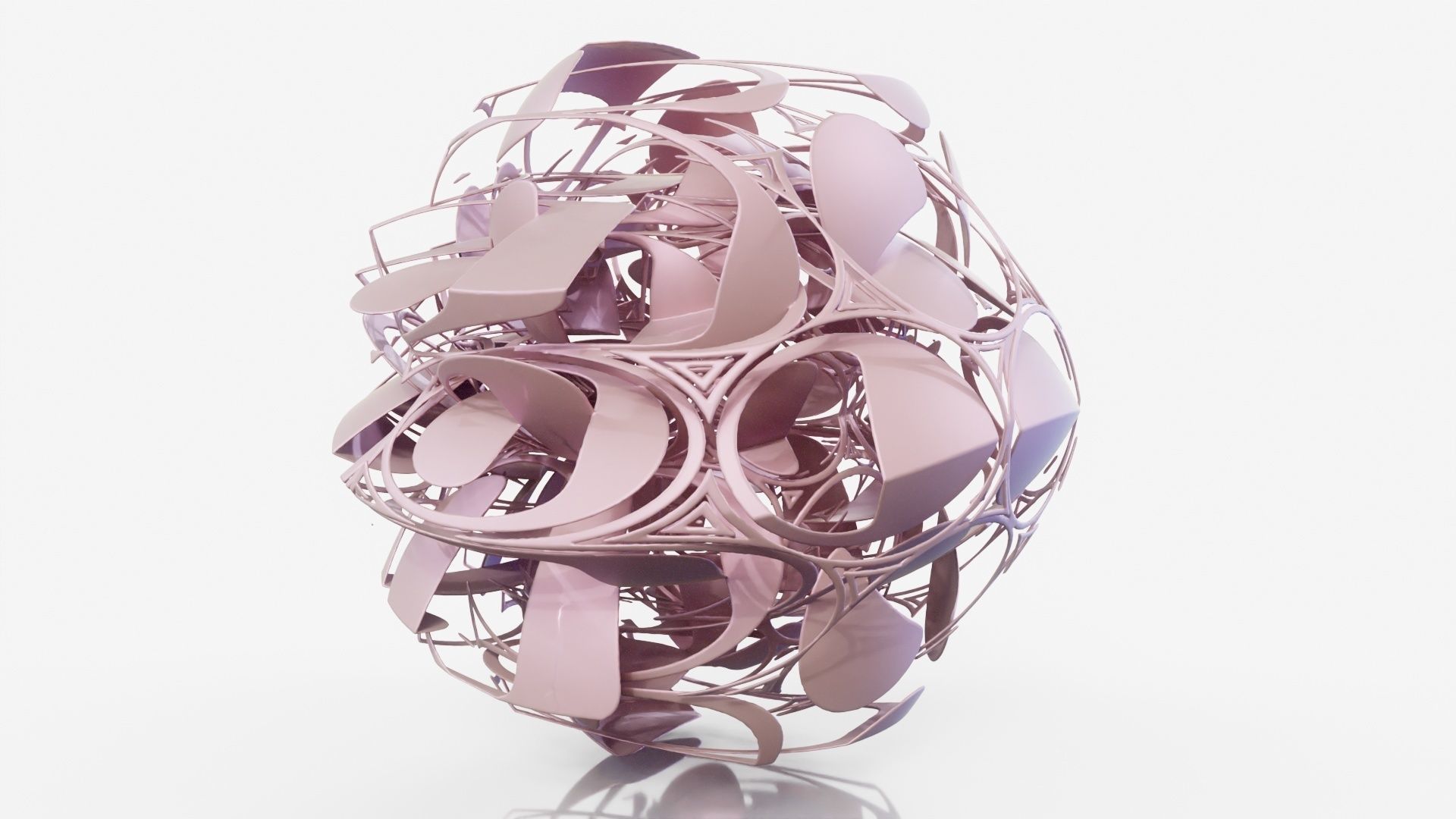 Amazing abstract sculpture 3D model_10