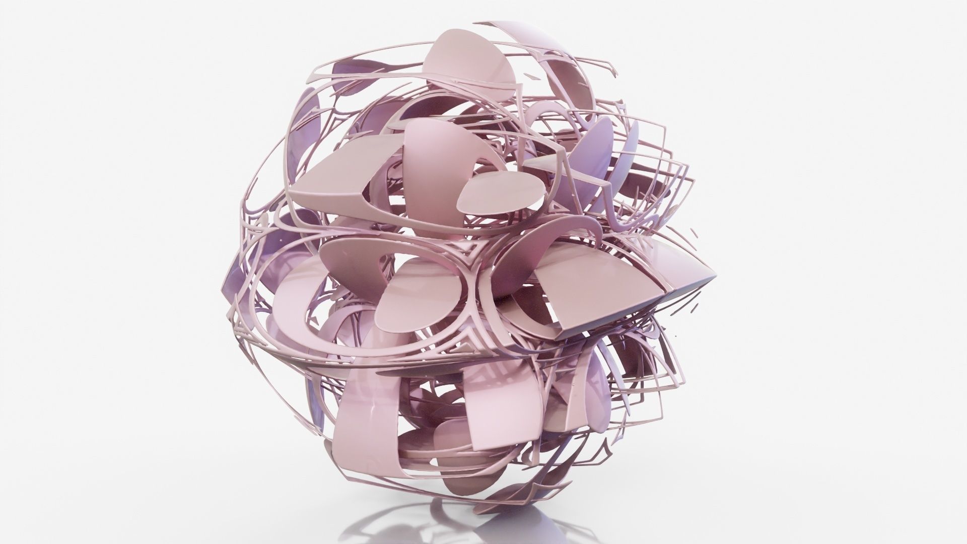 Amazing abstract sculpture 3D model_16