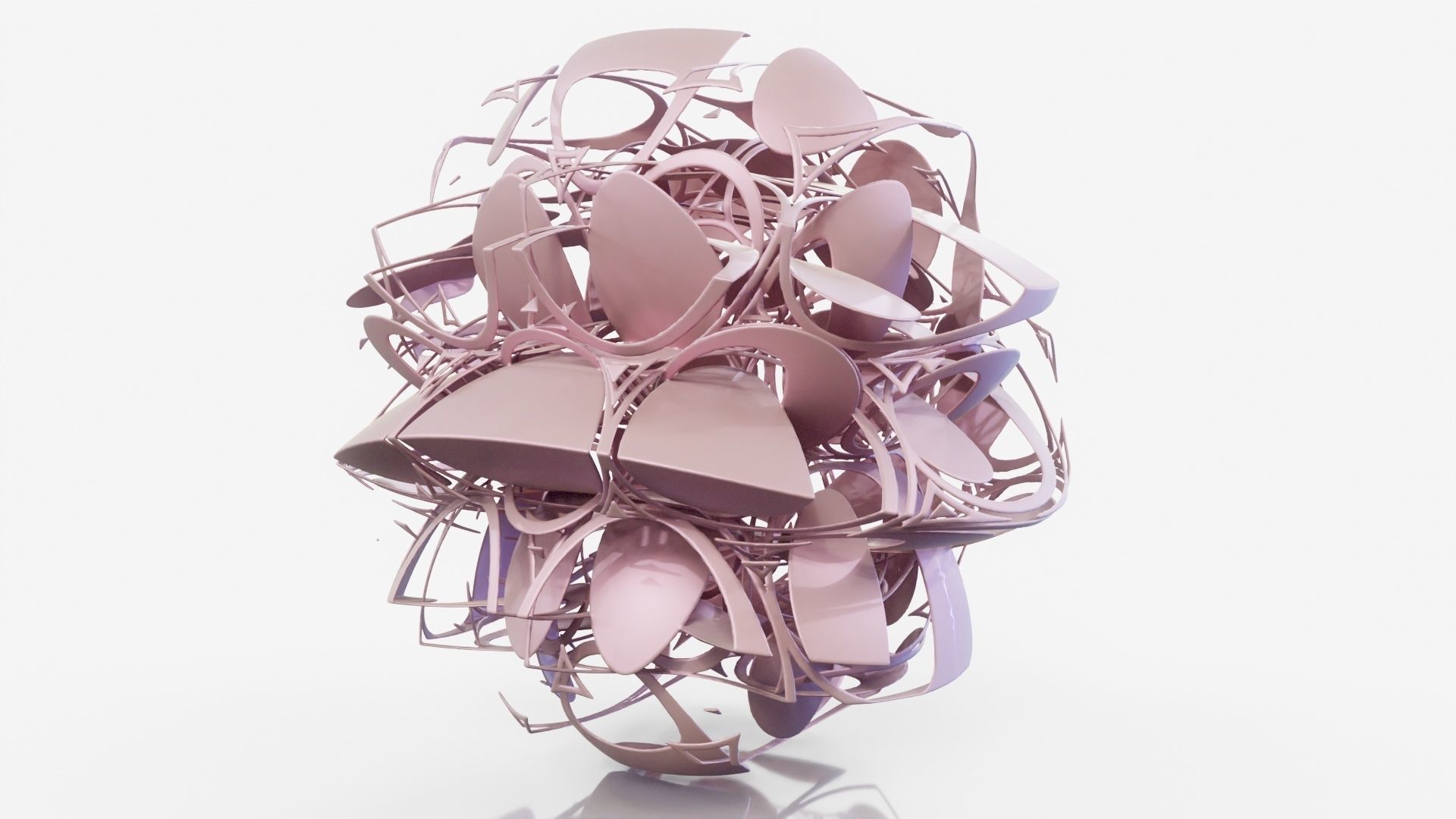 Amazing abstract sculpture 3D model_13