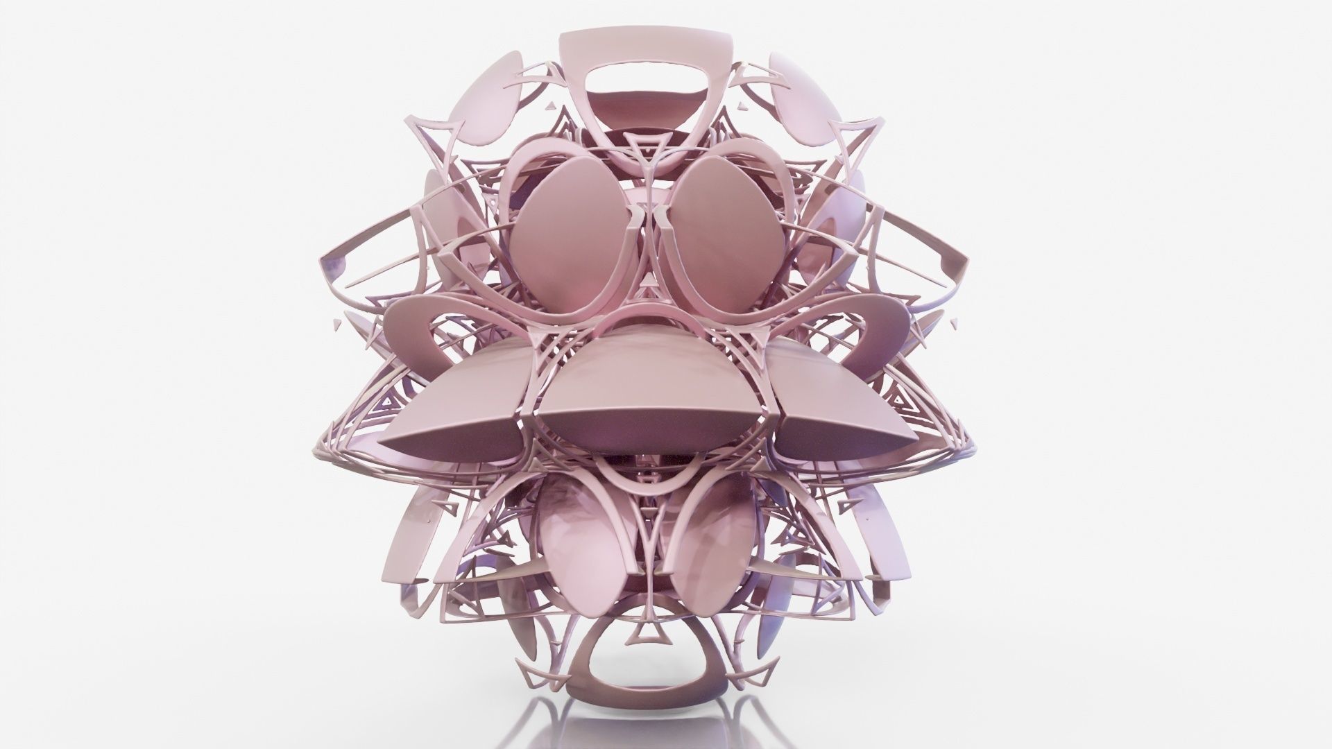 Amazing abstract sculpture 3D model_14