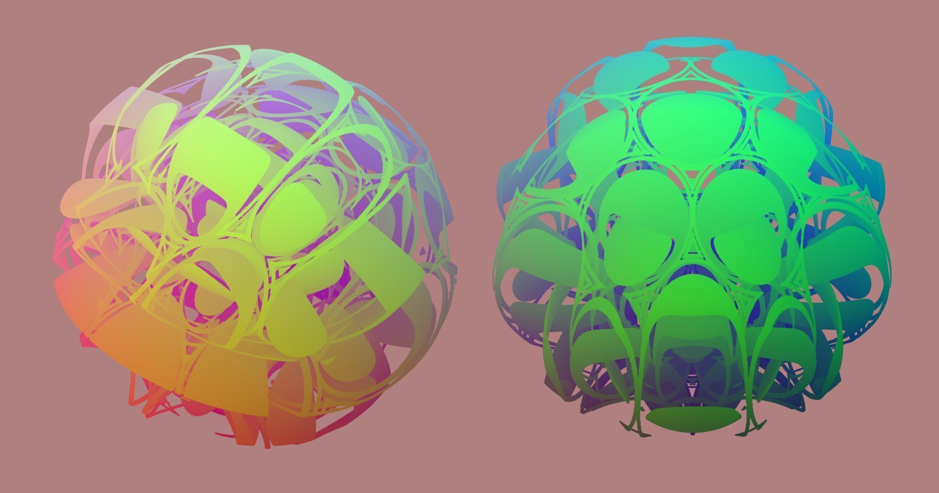 Amazing abstract sculpture 3D model_5