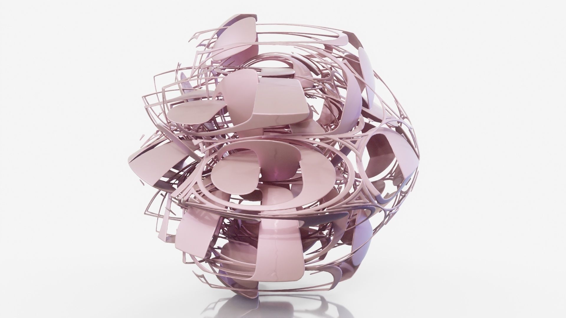 Amazing abstract sculpture 3D model_11