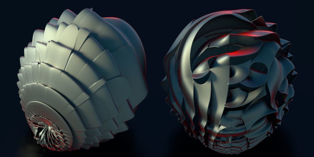 Airballoon sculpture 3D model_7