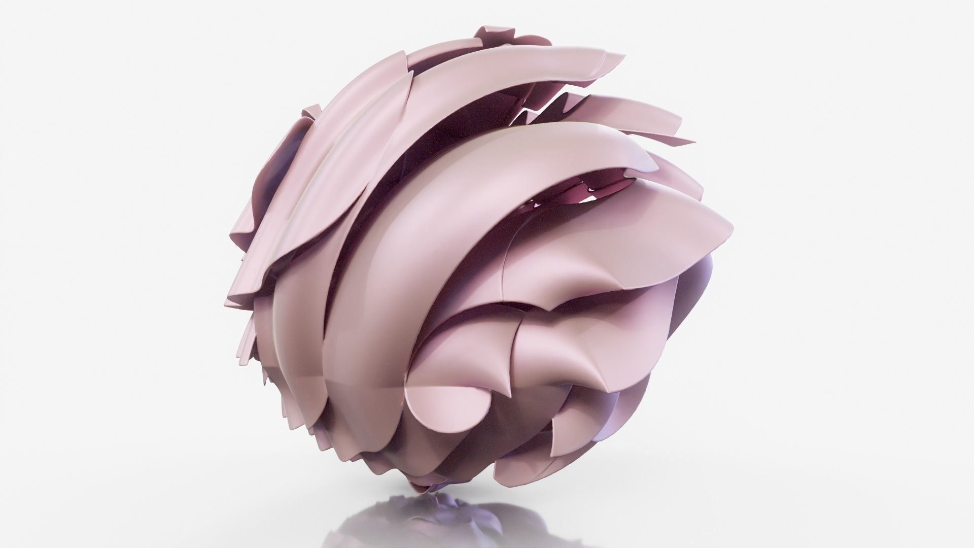 Airballoon sculpture 3D model_9