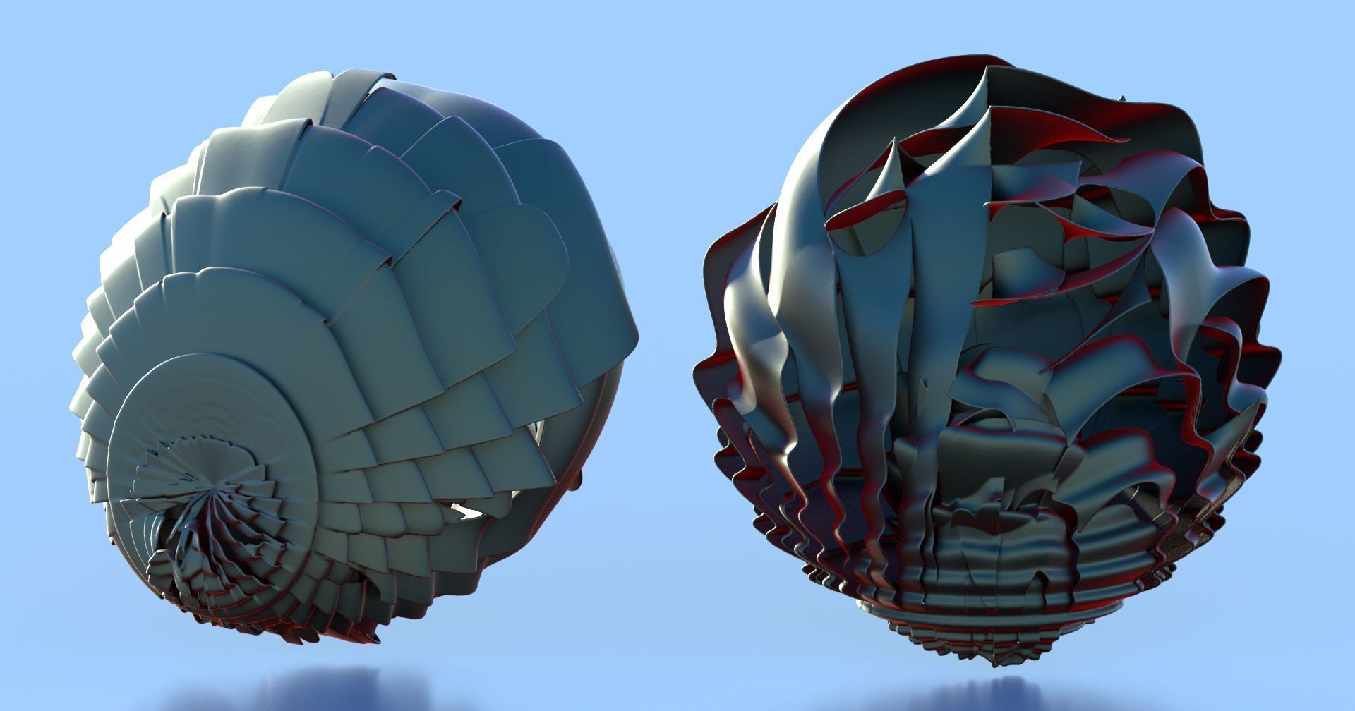 Airballoon sculpture 3D model_2