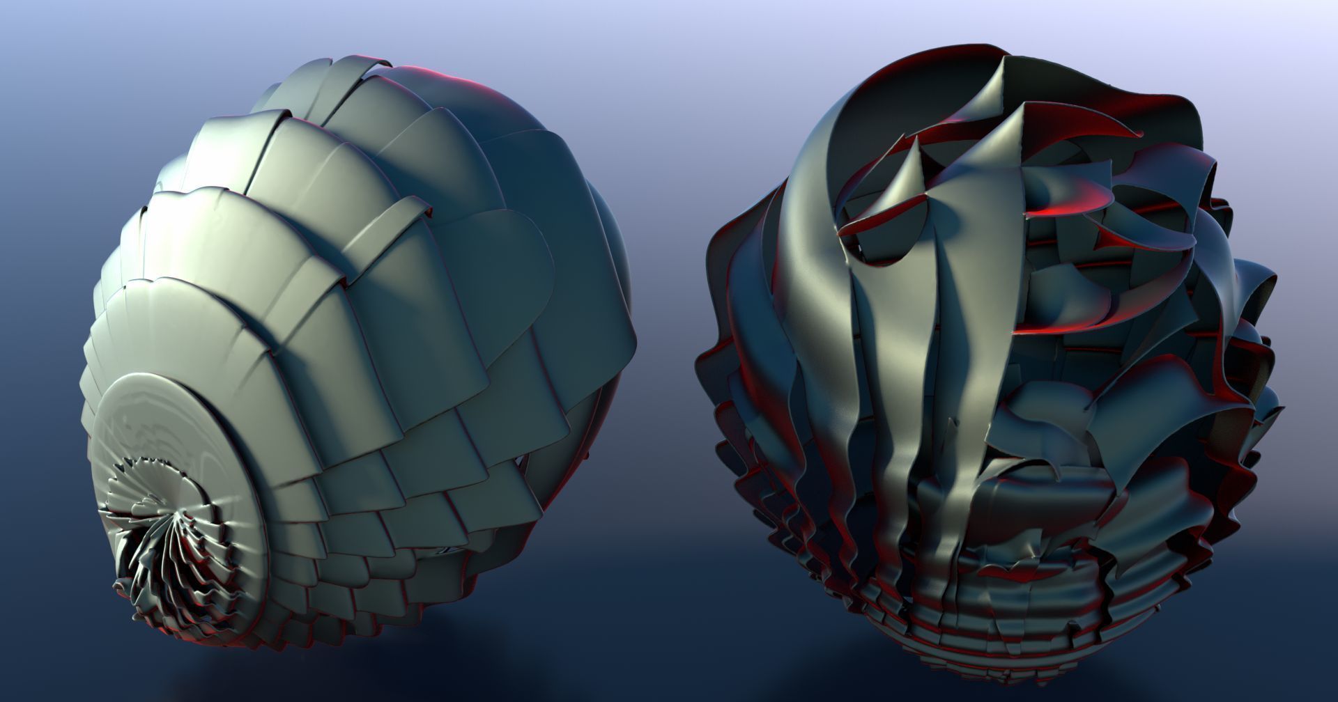 Airballoon sculpture 3D model_3