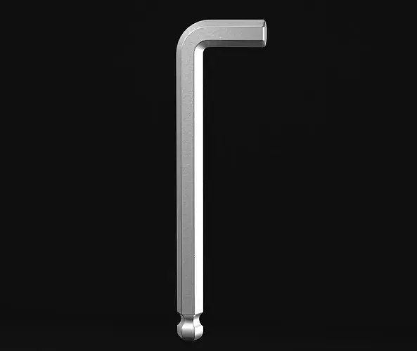 Allen key - Short rounded