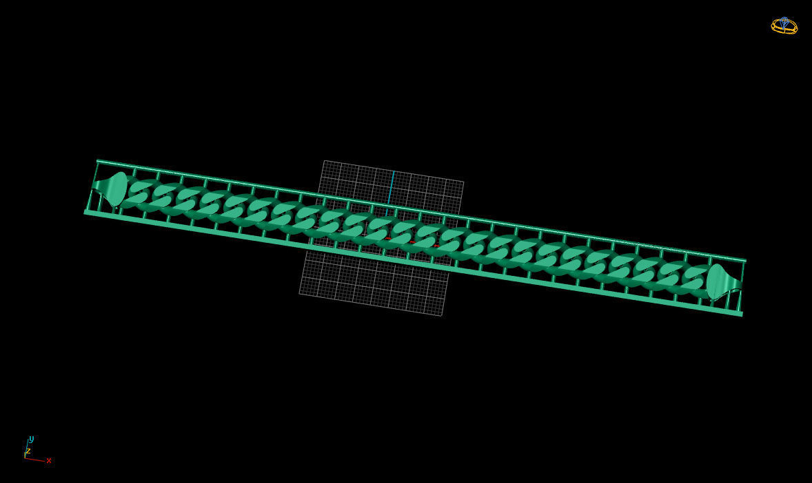 Gold 3D print model railing 3D print model_5