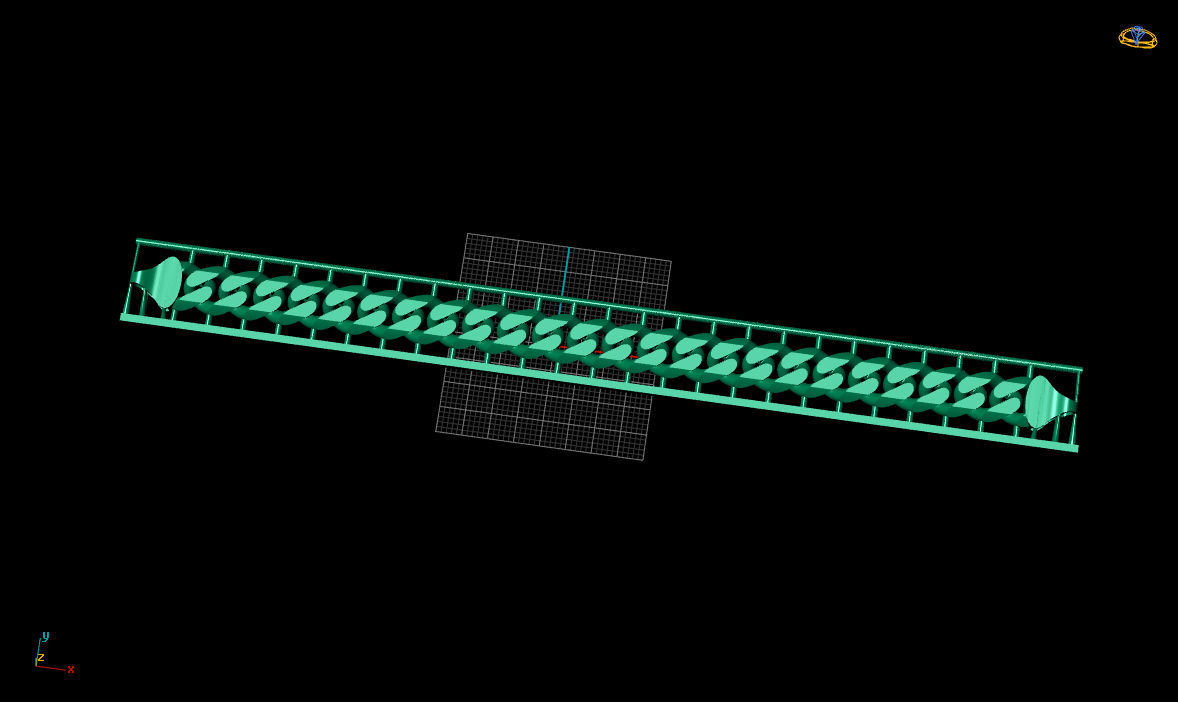 Gold 3D print model railing 3D print model_4