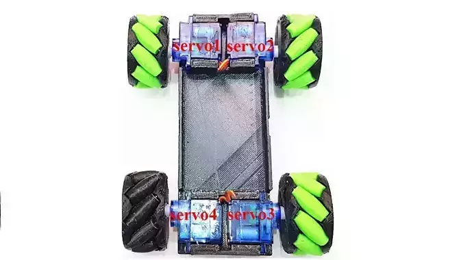 Mecanum robot car - OMNI Wheels