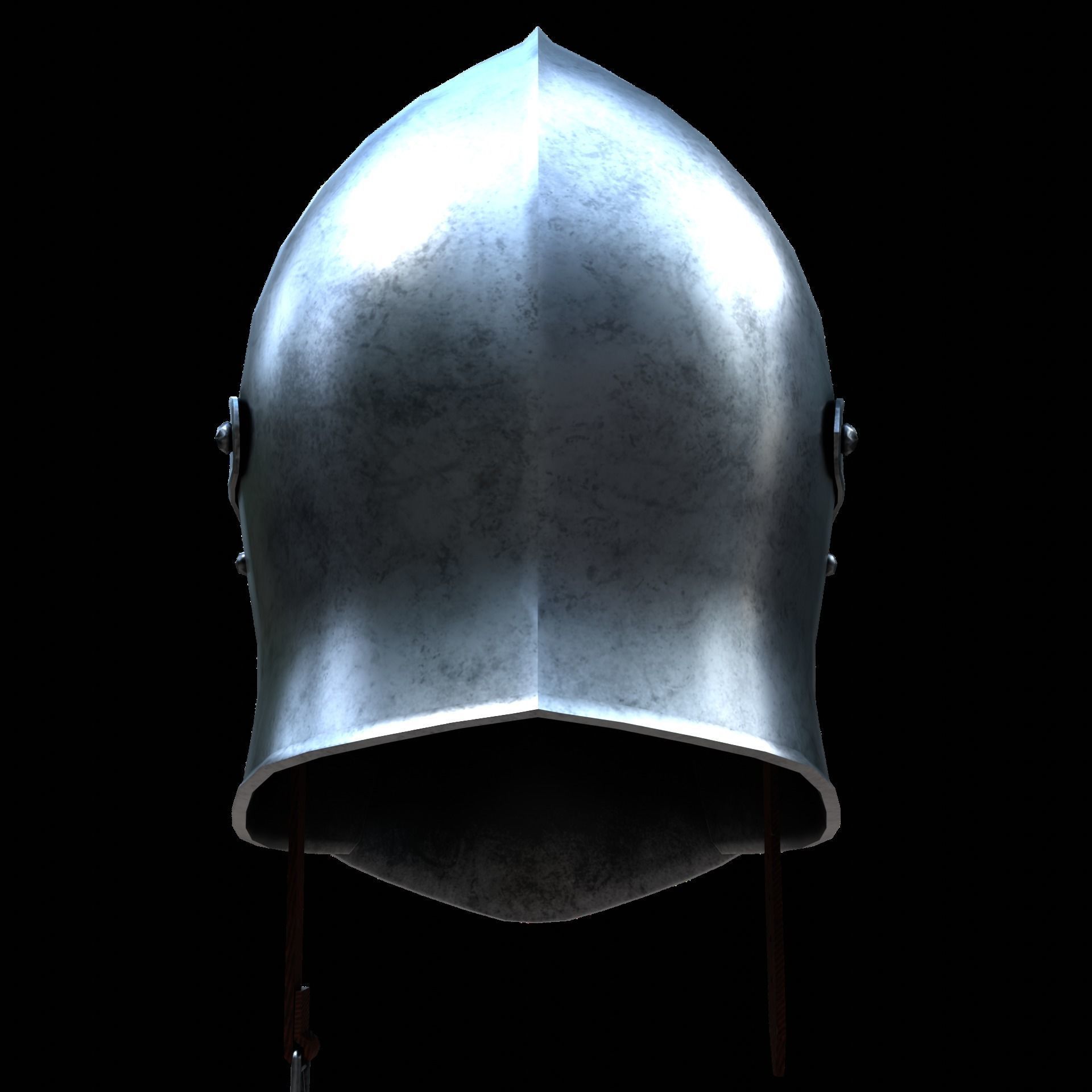 Knight Helmet Low-poly 3D model_23