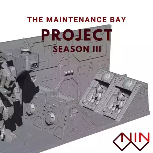 The Maintenance Bay Project Season III - Stealth Storage Sector 3D print model
