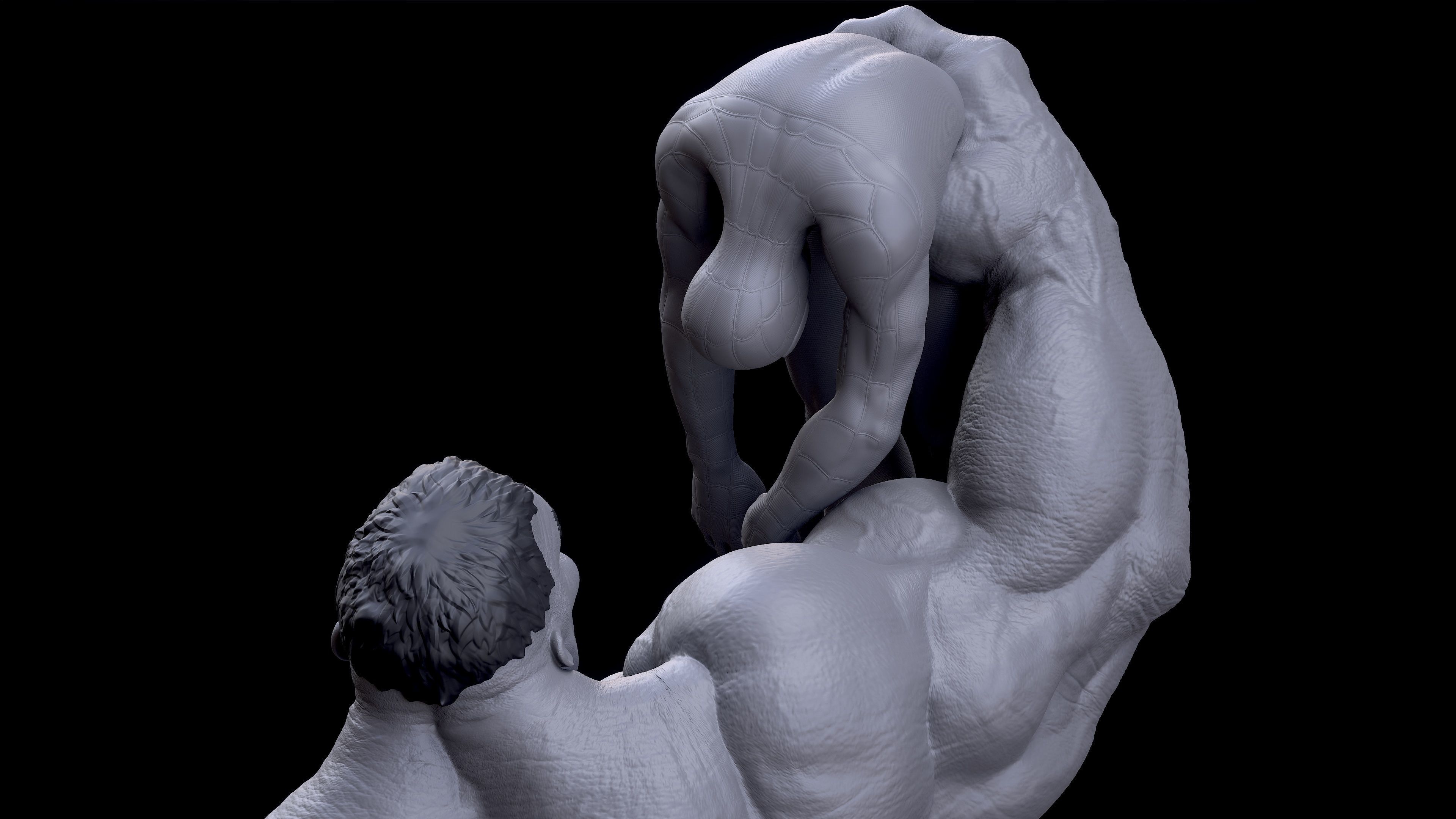 Hulk Vs Spider 3D print model_23
