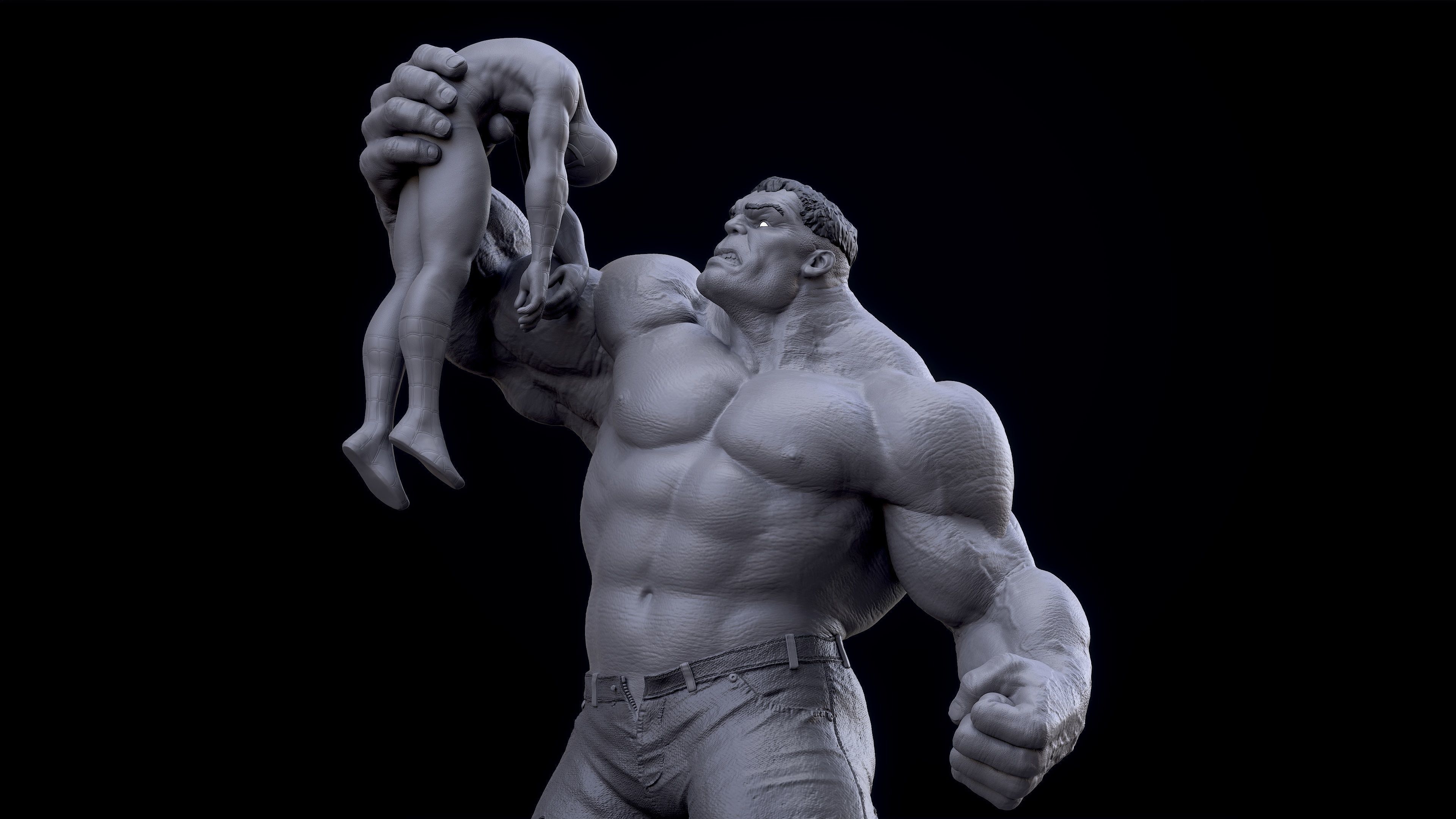 Hulk Vs Spider 3D print model_22