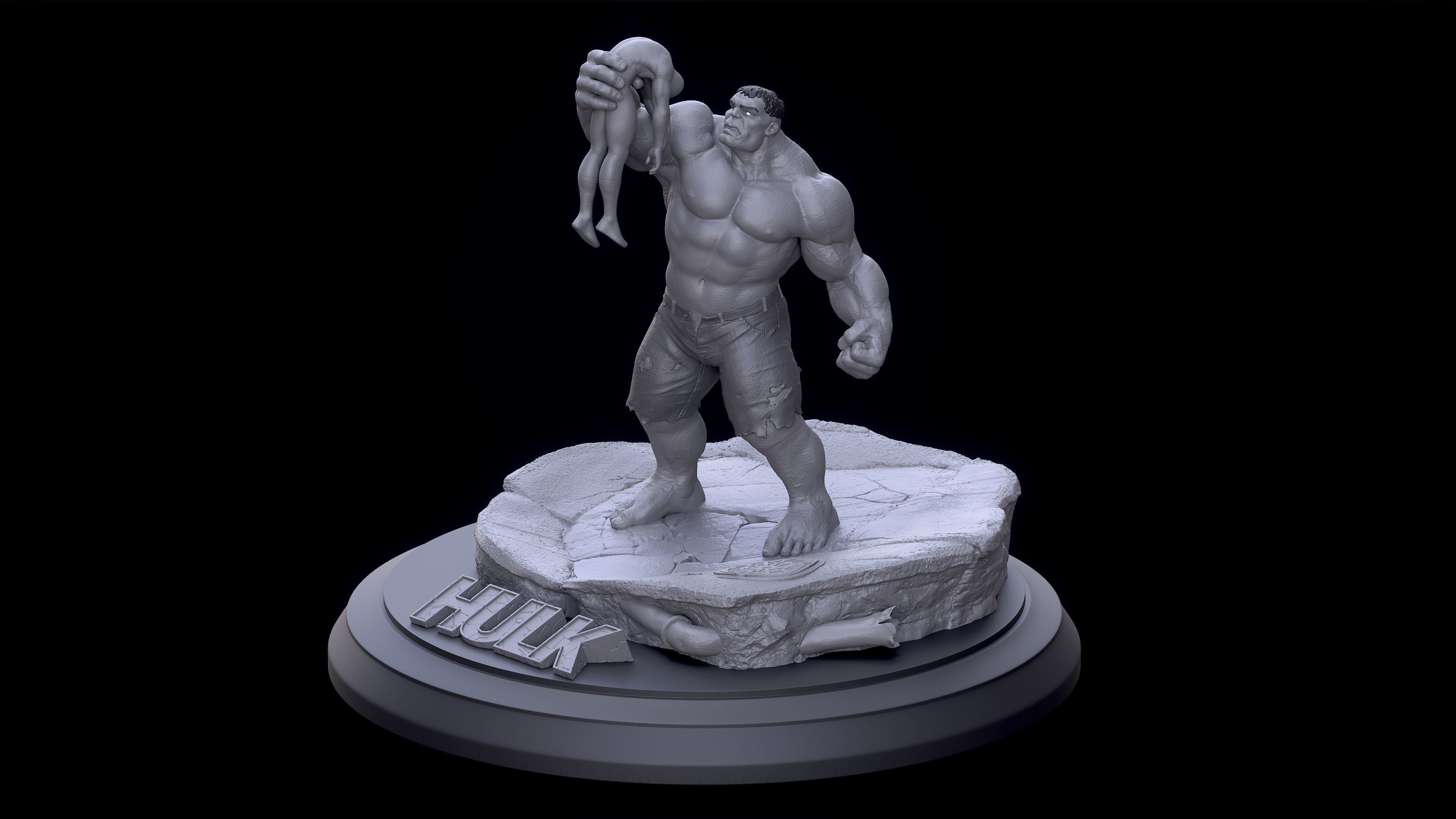 Hulk Vs Spider 3D print model_11