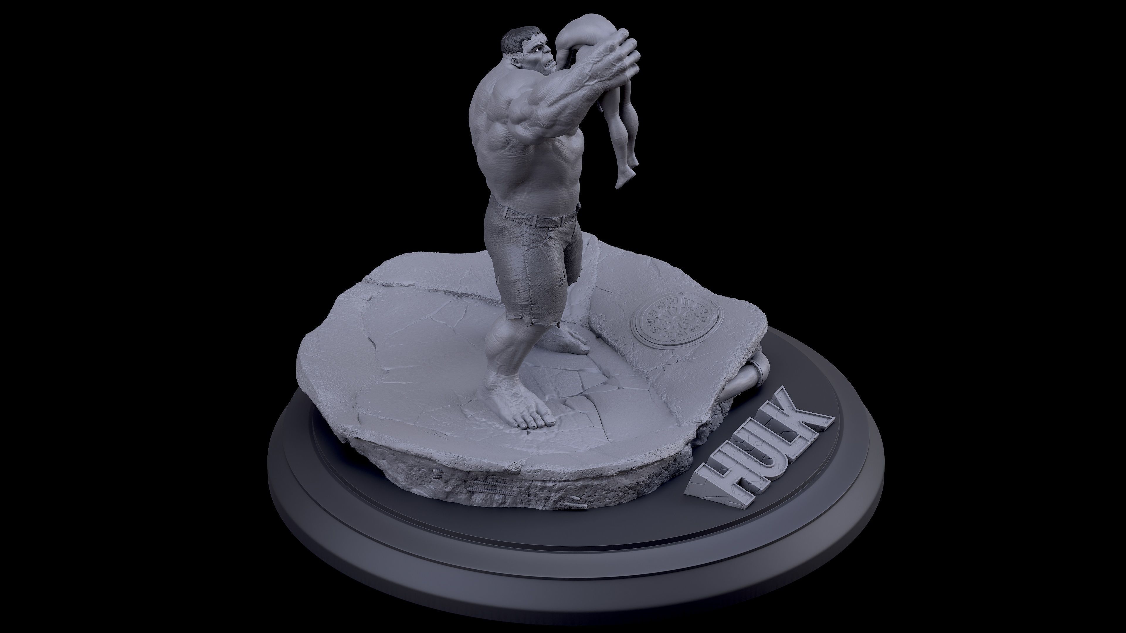 Hulk Vs Spider 3D print model_12