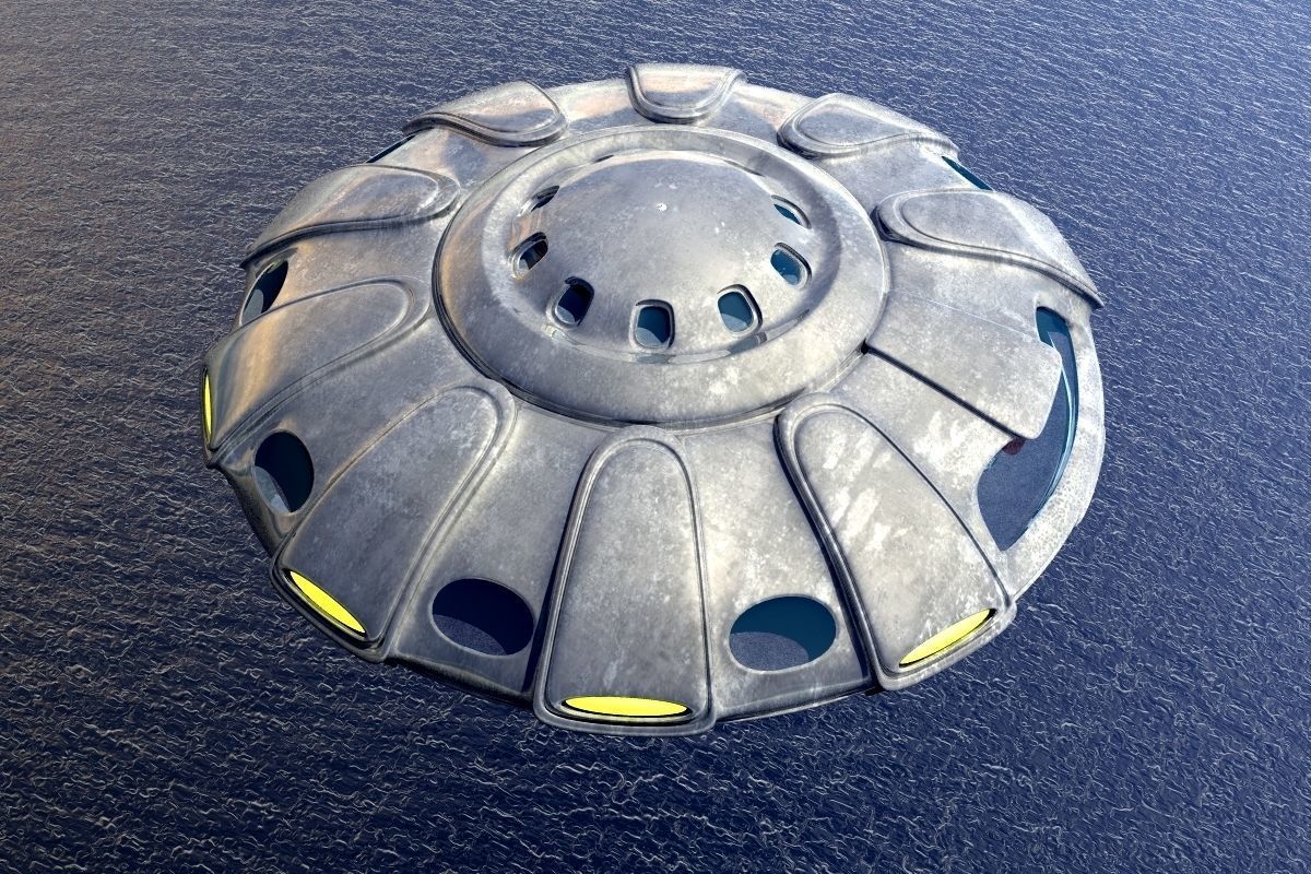 DM-57 Flying Disk 3D model_8