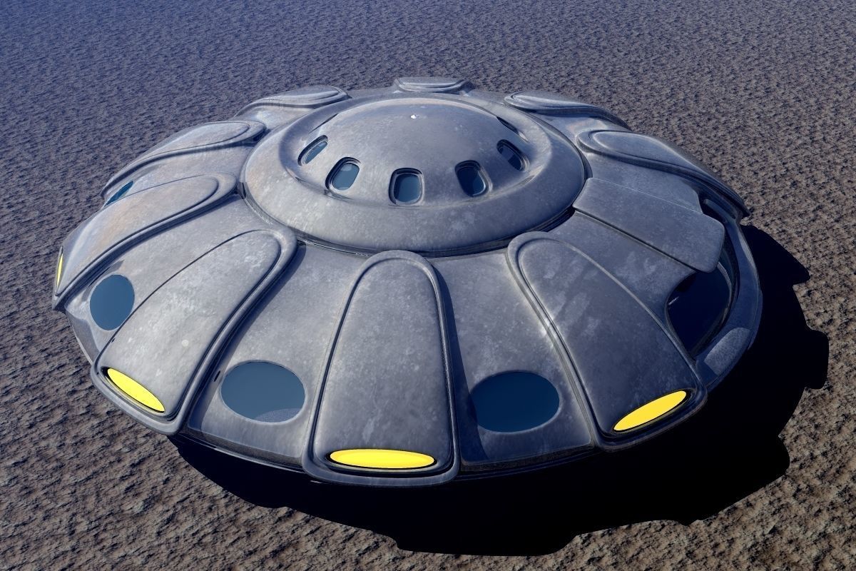 DM-57 Flying Disk 3D model_15