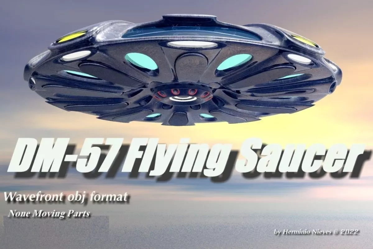 DM-57 Flying Disk 3D model_0