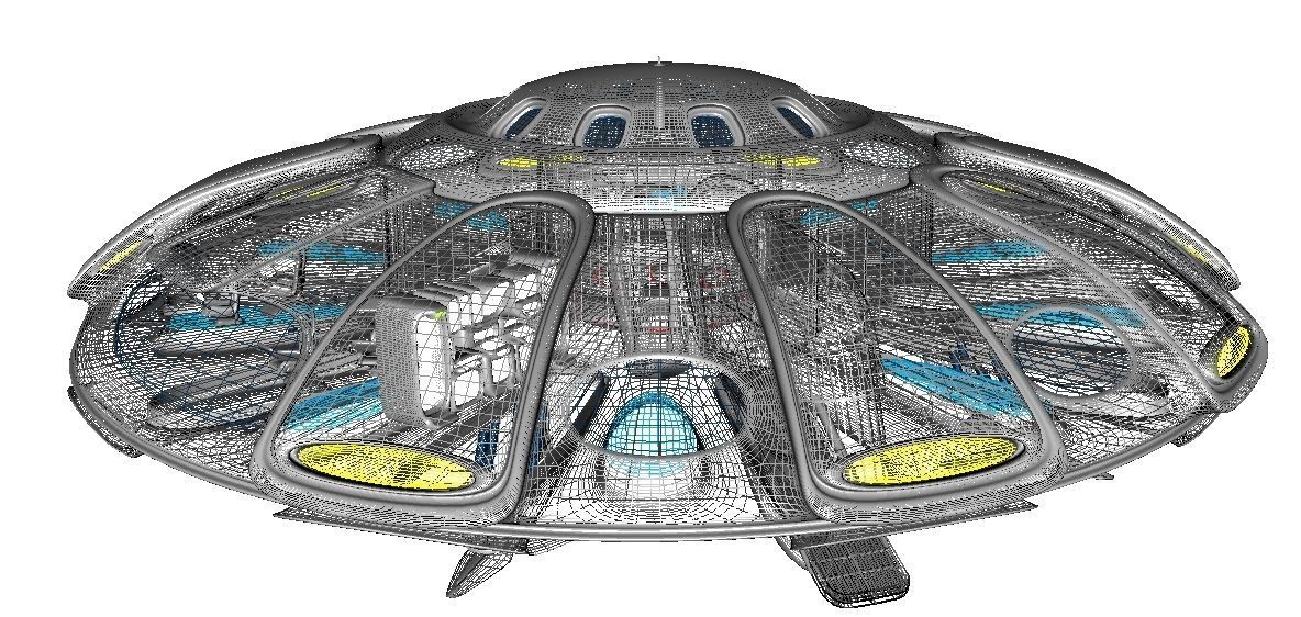 DM-57 Flying Disk 3D model_4