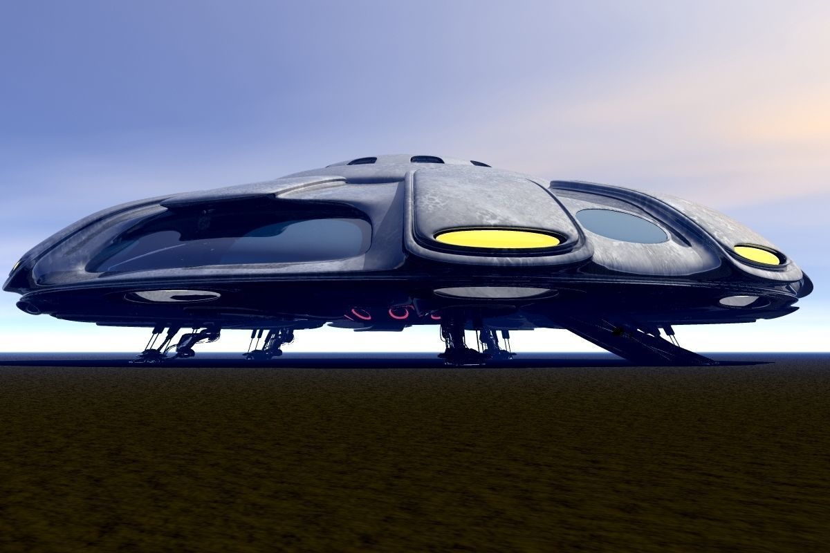 DM-57 Flying Disk 3D model_5