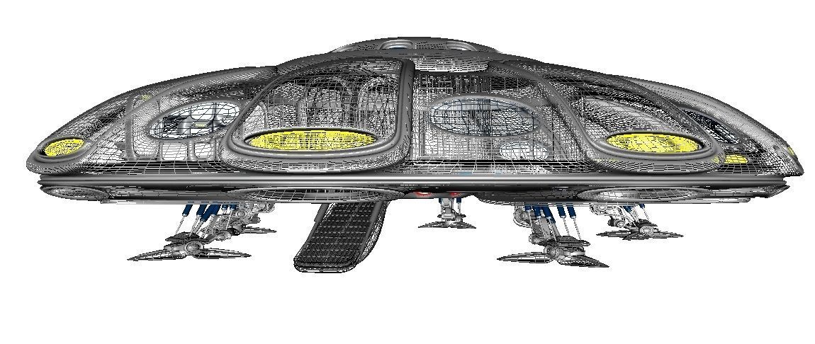DM-57 Flying Disk 3D model_3