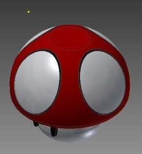 FIgur and Holder Headset Mario Bros Free 3D print model_3