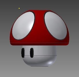 FIgur and Holder Headset Mario Bros Free 3D print model_4