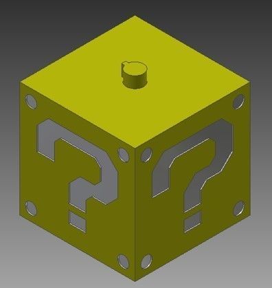 FIgur and Holder Headset Mario Bros Free 3D print model_5