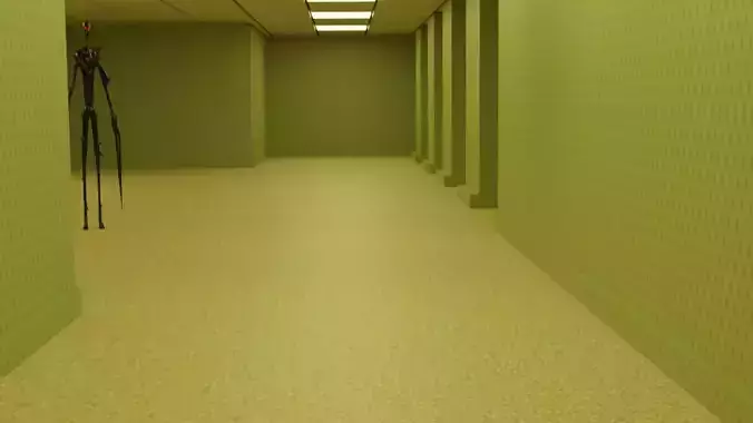 The Backrooms Proyect 3D model