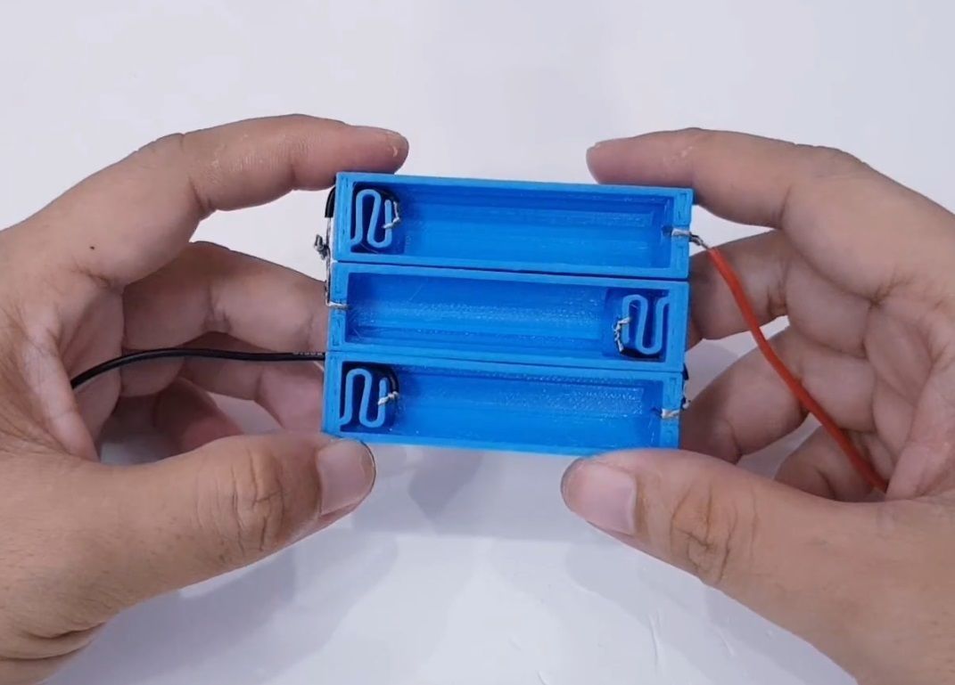 Lego battery holder box AA 3d printed 3D print model_2