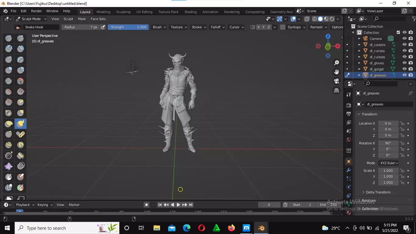dark knight 3D model_0