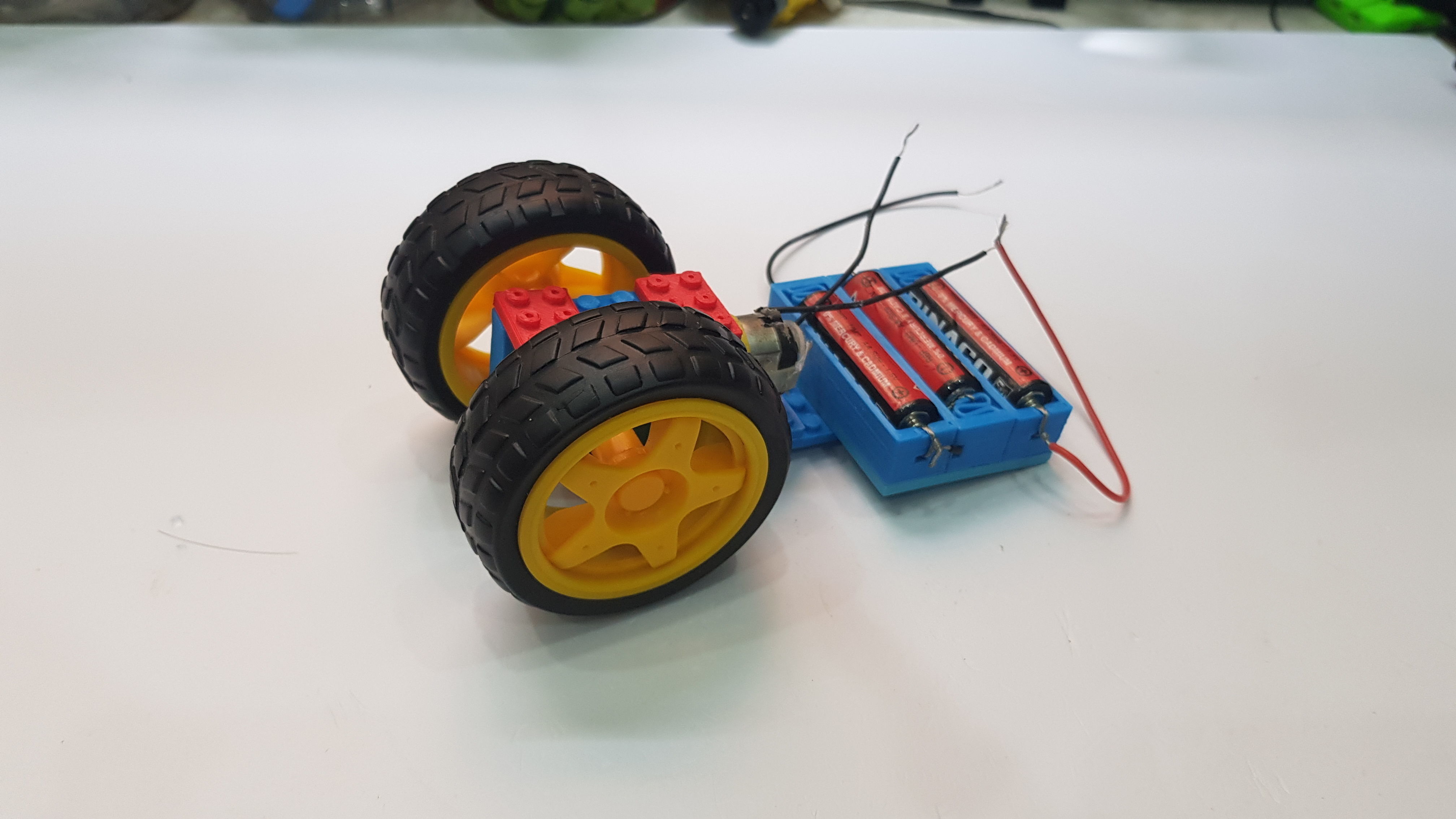 Lego gear motor V1 mount 3D print model_2