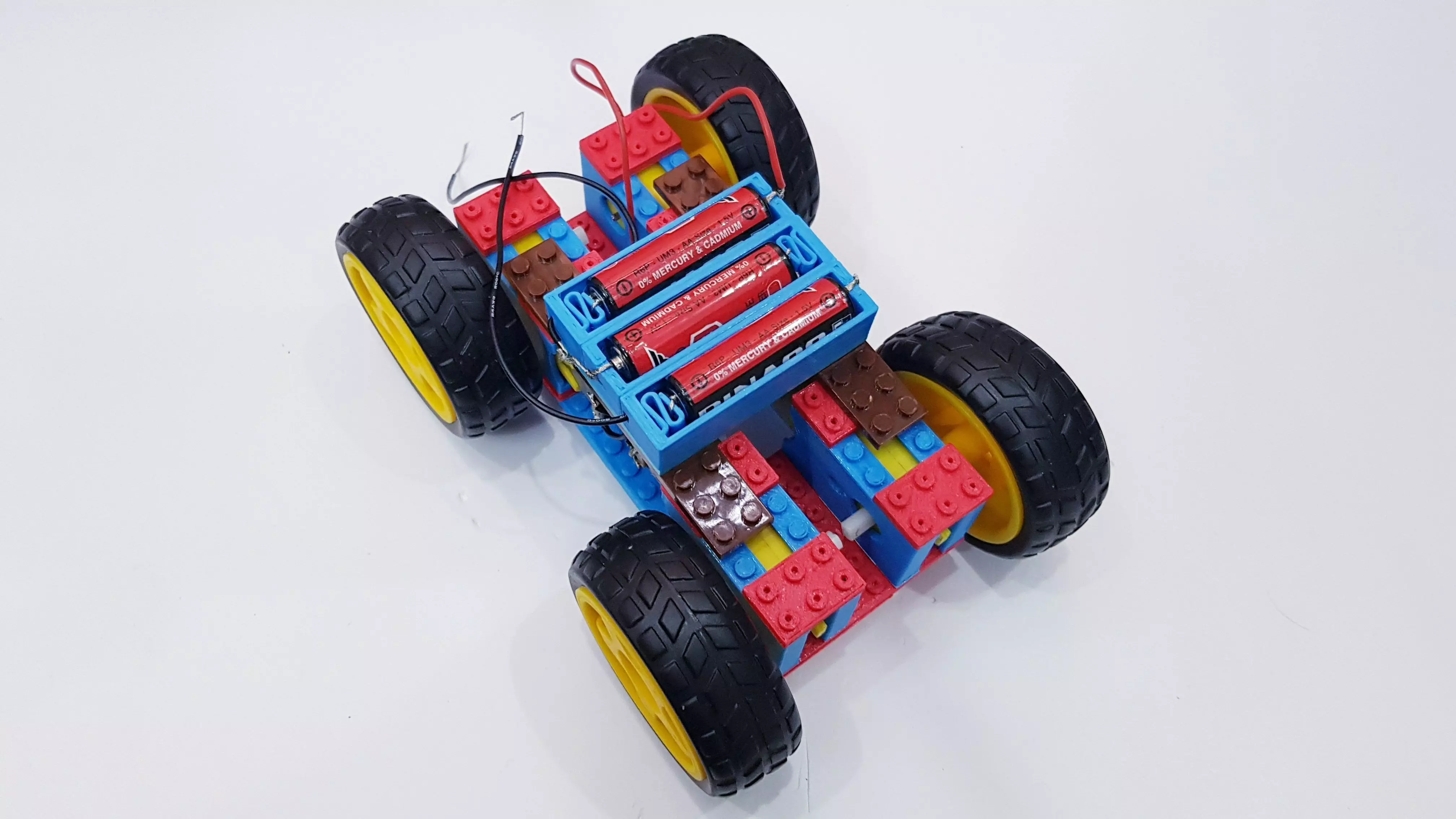 Lego gear motor V1 mount 3D print model_0