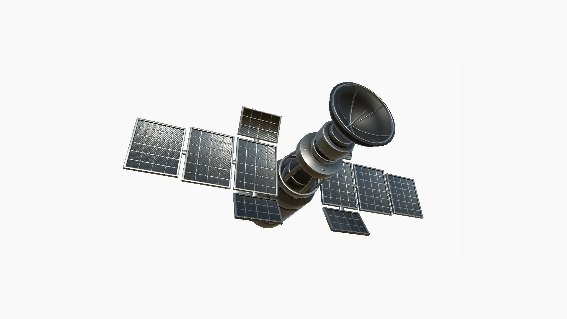 10 Satellites Colors Textures A Collection - SciFi Space Design _51