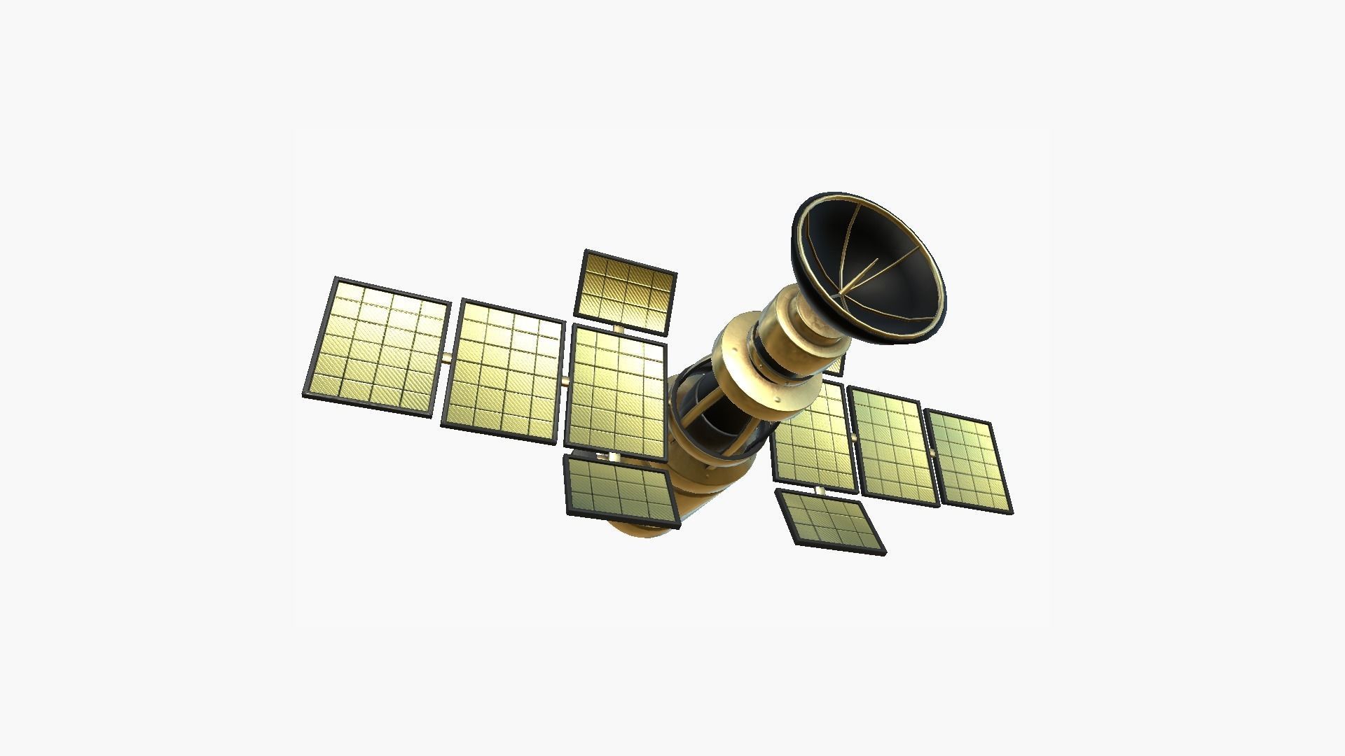 10 Satellites Colors Textures A Collection - SciFi Space Design _39