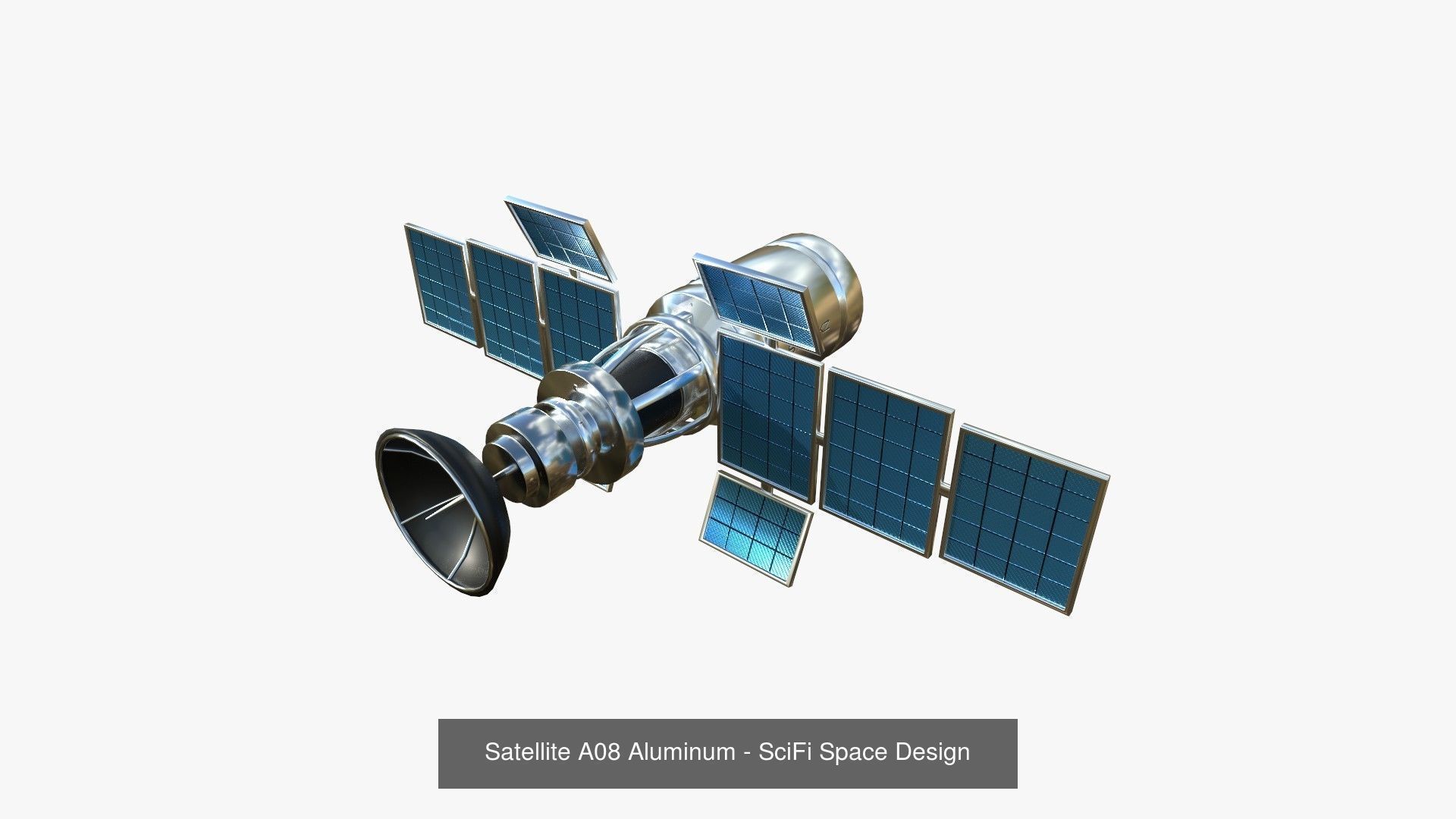 10 Satellites Colors Textures A Collection - SciFi Space Design _9