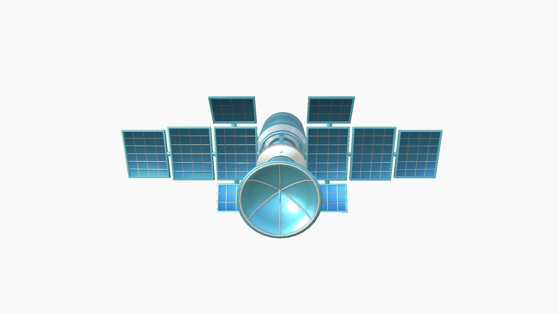 10 Satellites Colors Textures A Collection - SciFi Space Design _54