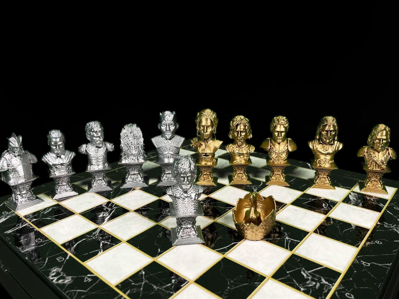 GAME OF THRONES CHESS - GOT CHESS- GOT CHARACTERS CHESS STL 3D print model_10
