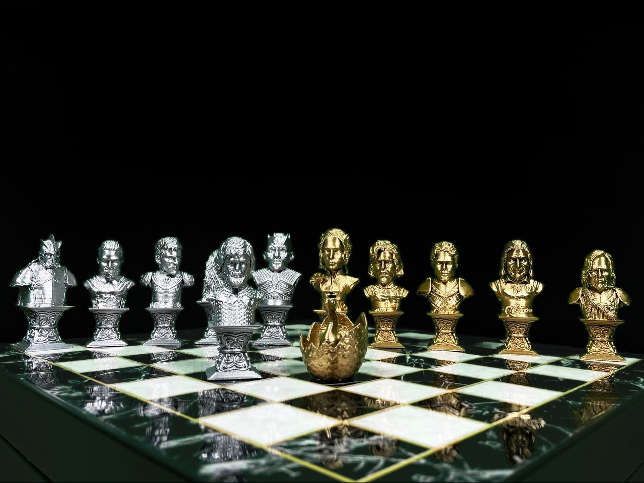 GAME OF THRONES CHESS - GOT CHESS- GOT CHARACTERS CHESS STL 3D print model_7