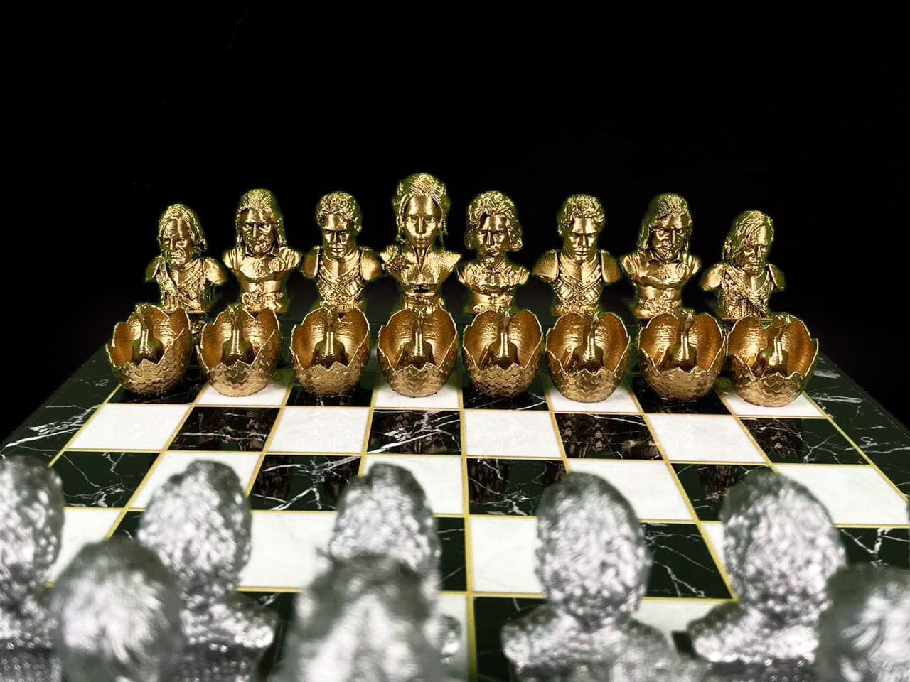 GAME OF THRONES CHESS - GOT CHESS- GOT CHARACTERS CHESS STL 3D print model_9