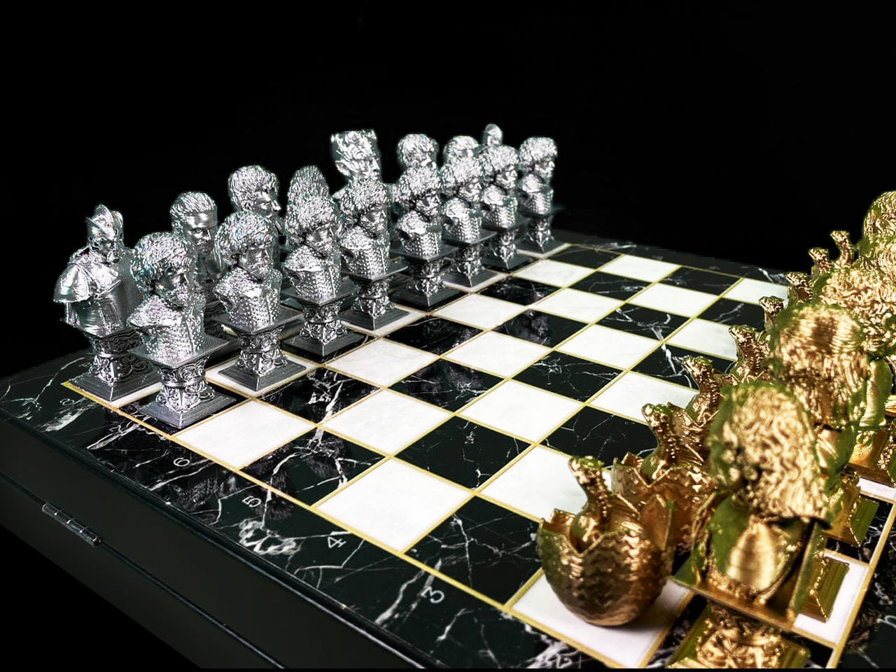 GAME OF THRONES CHESS - GOT CHESS- GOT CHARACTERS CHESS STL 3D print model_3