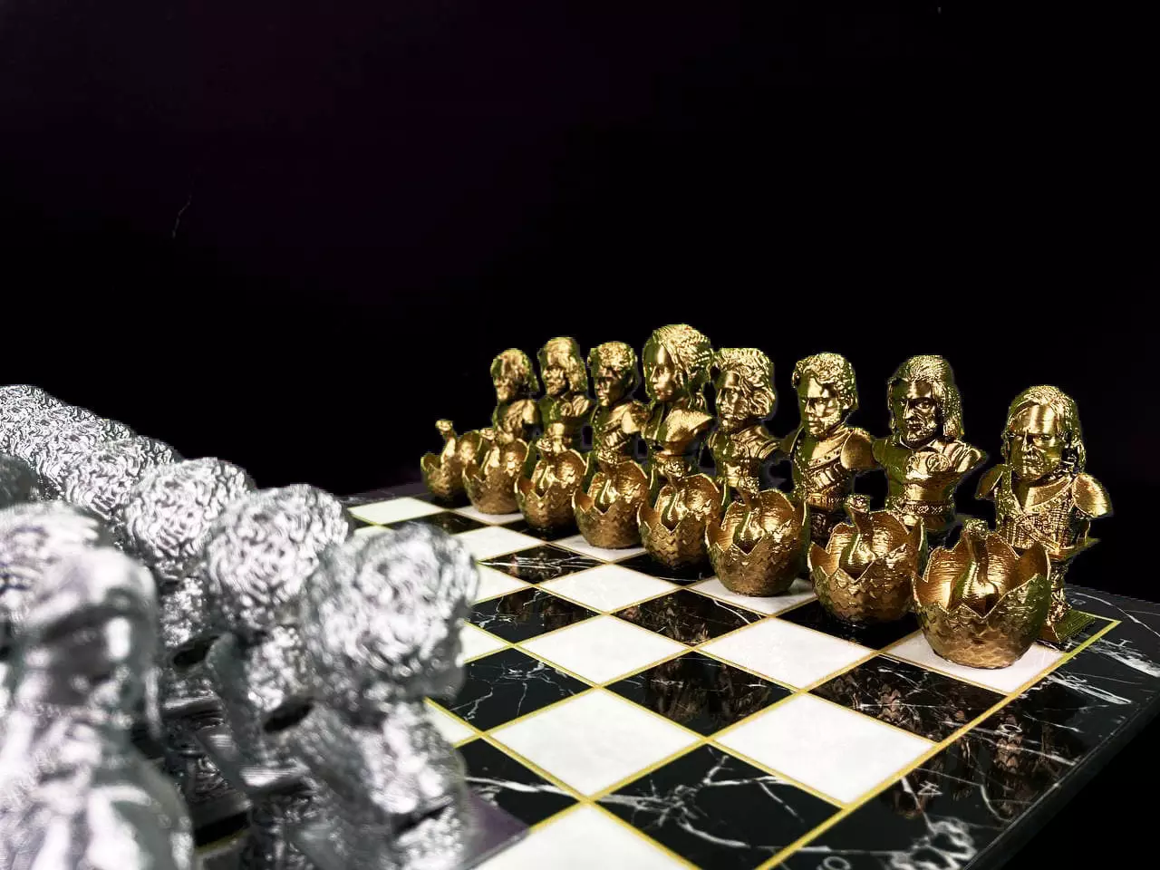 GAME OF THRONES CHESS - GOT CHESS- GOT CHARACTERS CHESS STL 3D print model_0