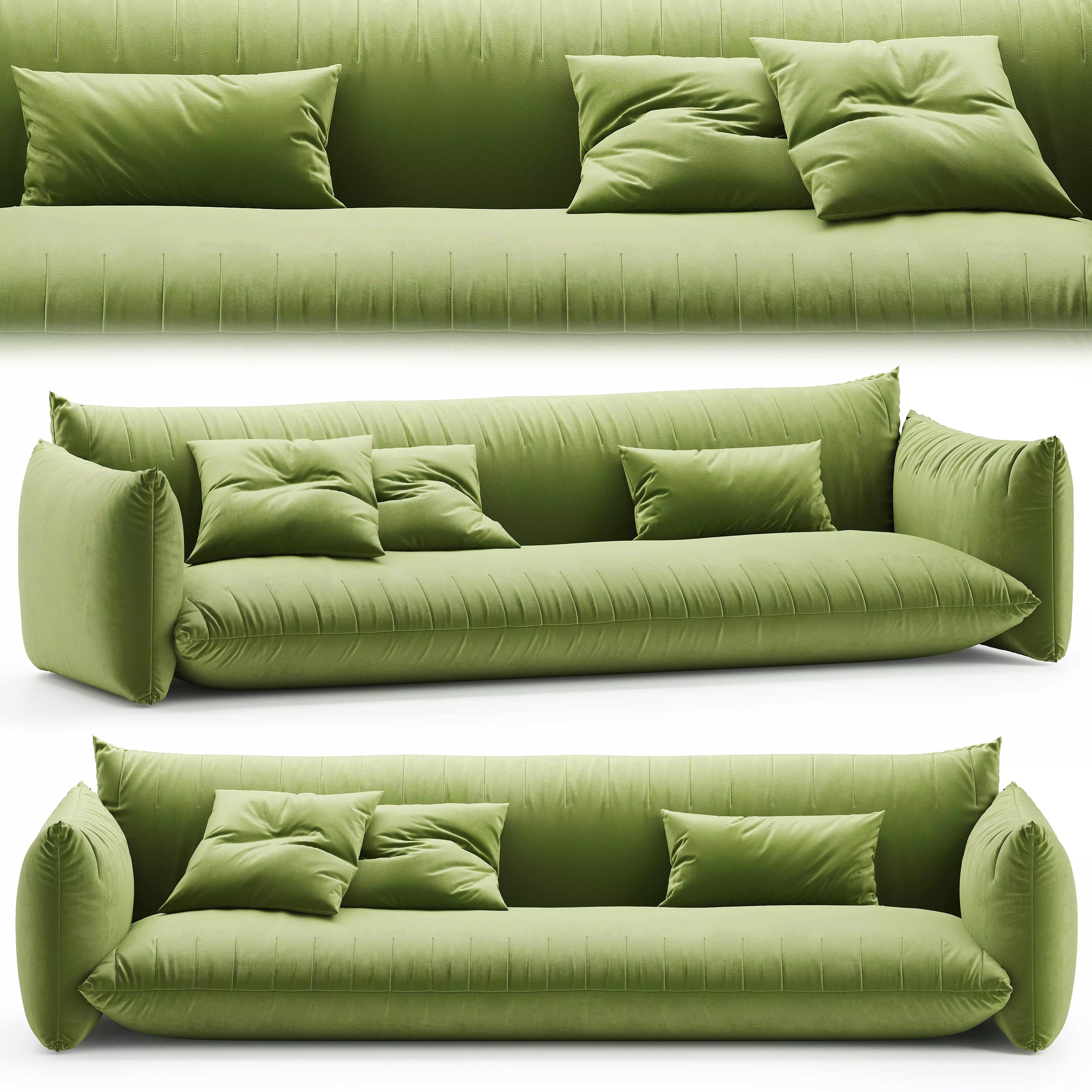 Alberta bellavita sofa green 3D model